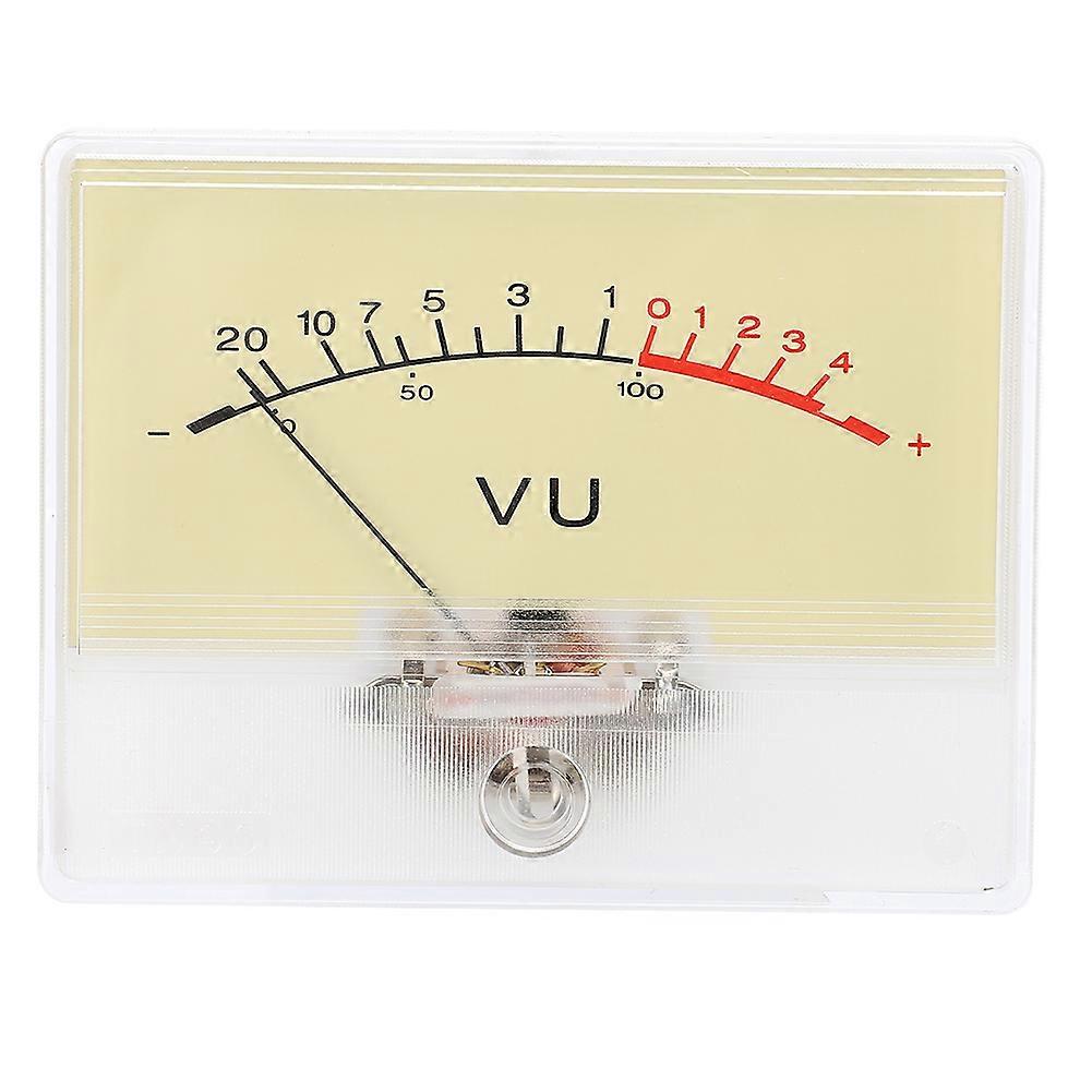 T?90 High Accuracy DB Amplifier Level VU Meter Header with Light Bulb Audio Device Accessory