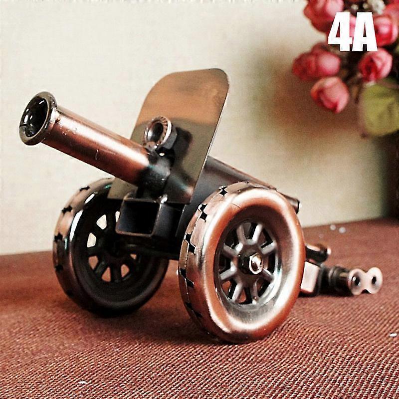 Mini Cannon Model Retro Mental Steel Bronze Crafts Decoration