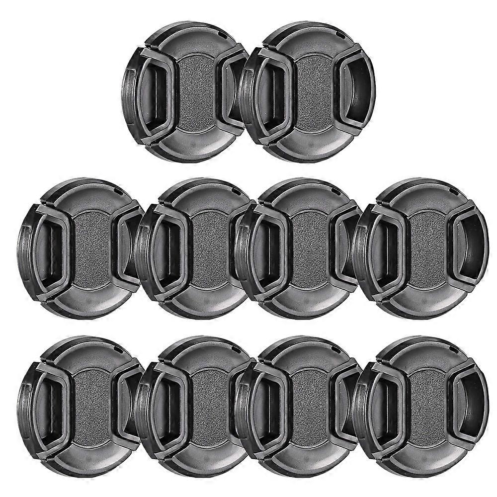 10 sztuk / partie 62/67/72/77/82/86mm środkowe szczypanie Zatrzaskowa osłona obiektywu Osłona obiektywu canon/nikon