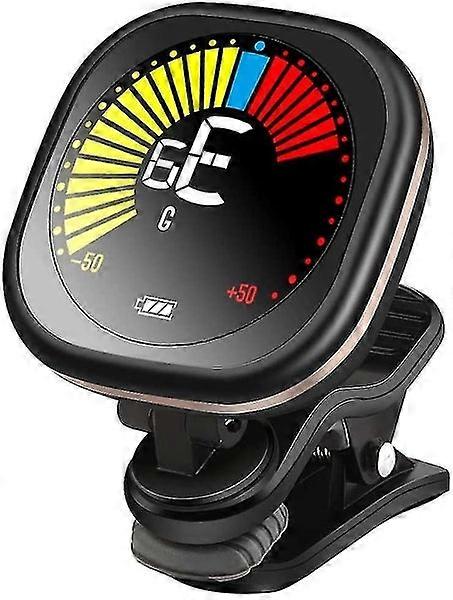 Clip-on Rechargeable Digital Guitar Ukulele Chromatic Tuner