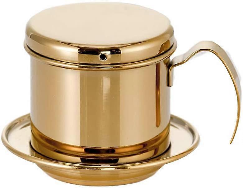 Vietnamese Coffee Filter Press Dripper Stainless Steel Portable Coffee Maker