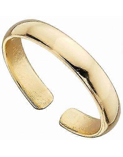 D3778 Gold-plated Toe Ring In 925/1000 Silver