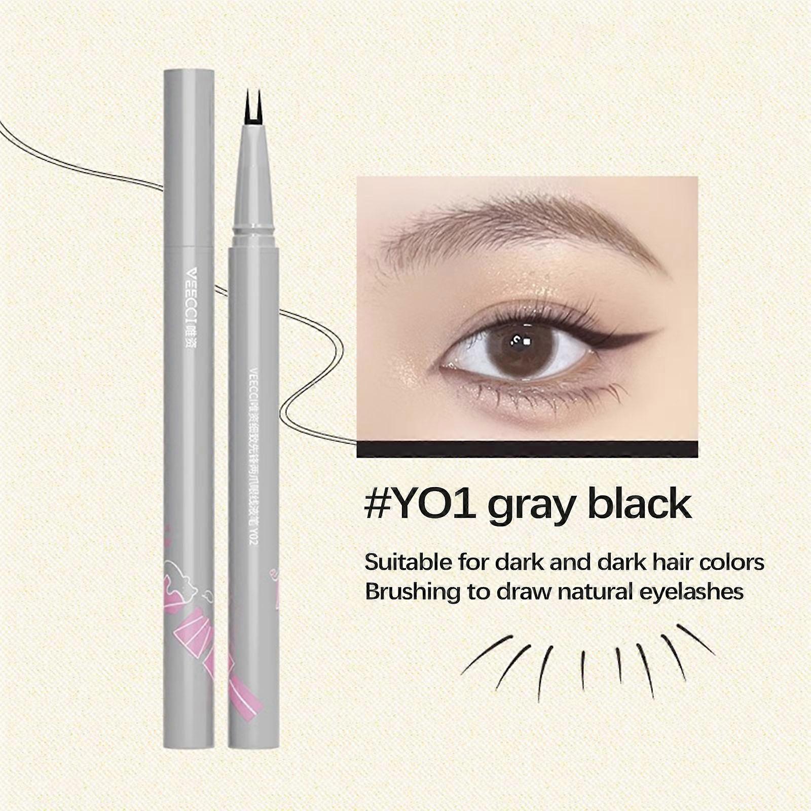 Deux griffes cils inférieurs eyeliner stylo liquide tenir maquillage crayon à sourcils 0,55 ml ensembles cosmétiques FLY3531