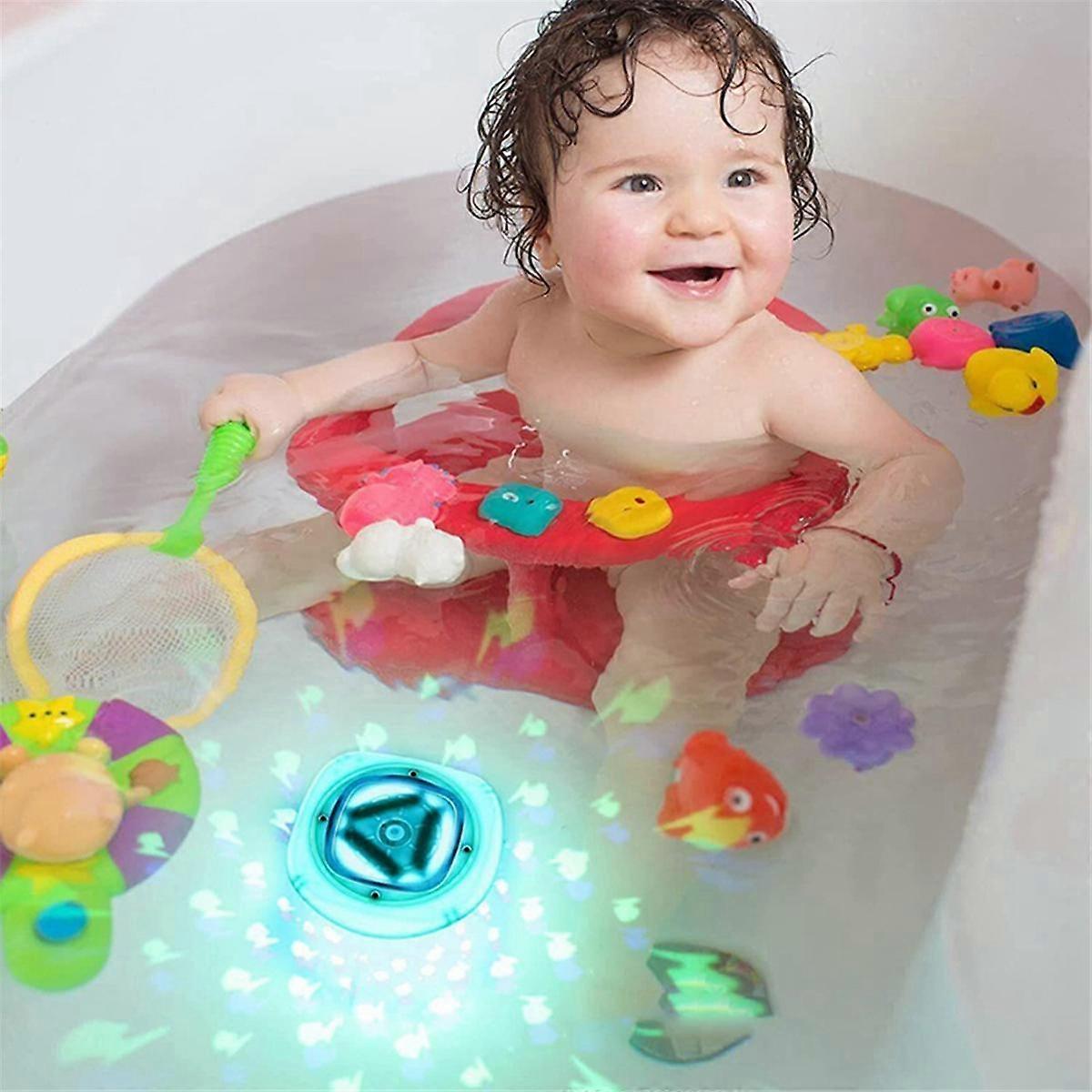 Underwater Disco Light Fish Pattern Fountain Projector Light Color Battery Operated for Disco Pool