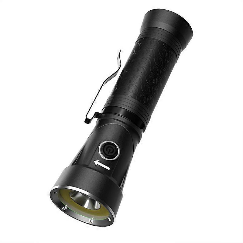 Portable T6 COB Led Flashlight 90 Rotation Head Flashlight Adjustable Head Torch
