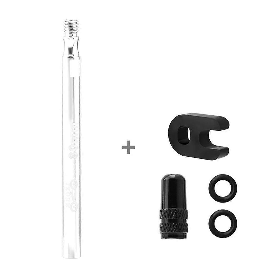 Presta for Valve Extender 60 80mm Clincher Removable Tire Inner Tube Extension f