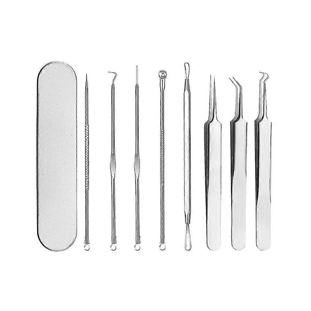 Blackhead Remover Tool Blackhead Extraction Kit Acne Blemish Pimple Extractor Needle Facial Comedones Clip