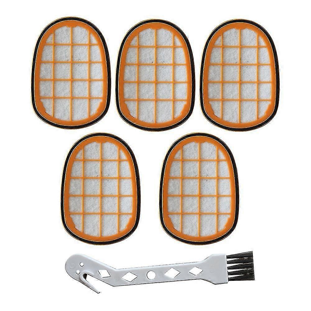 5 Pcs Filters For Philips Speedpro Max Fc6812 / 01 Vacuum Cleaner