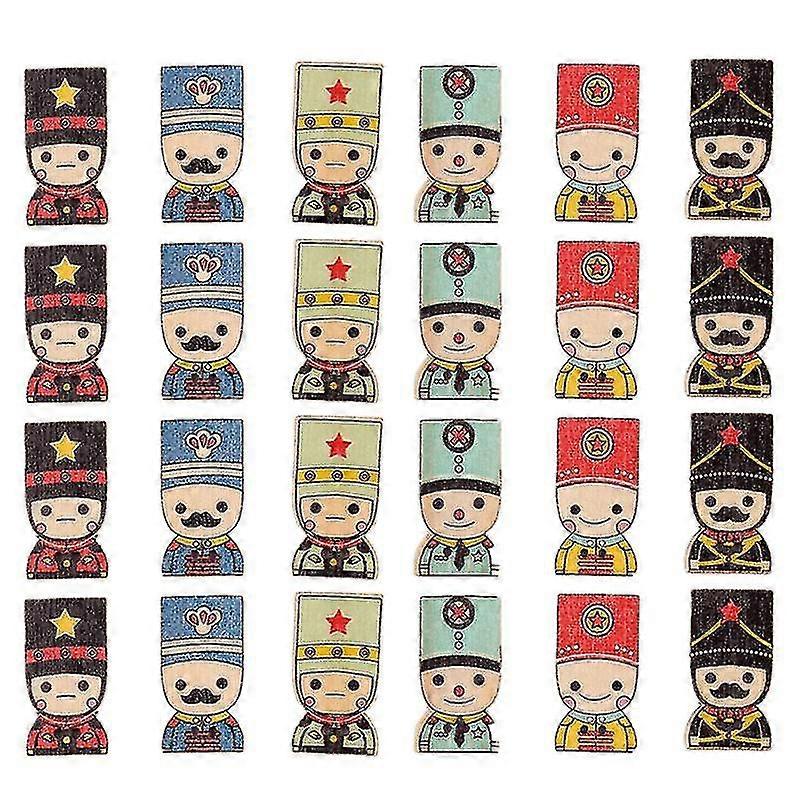 100pcs Soldier Buttons