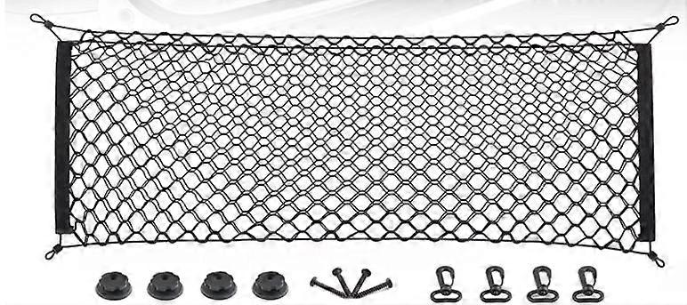 Upgraded Double-Layer Trunk Cargo Net,Car Rear Cargo Net Universal Mesh Cargo Organizer