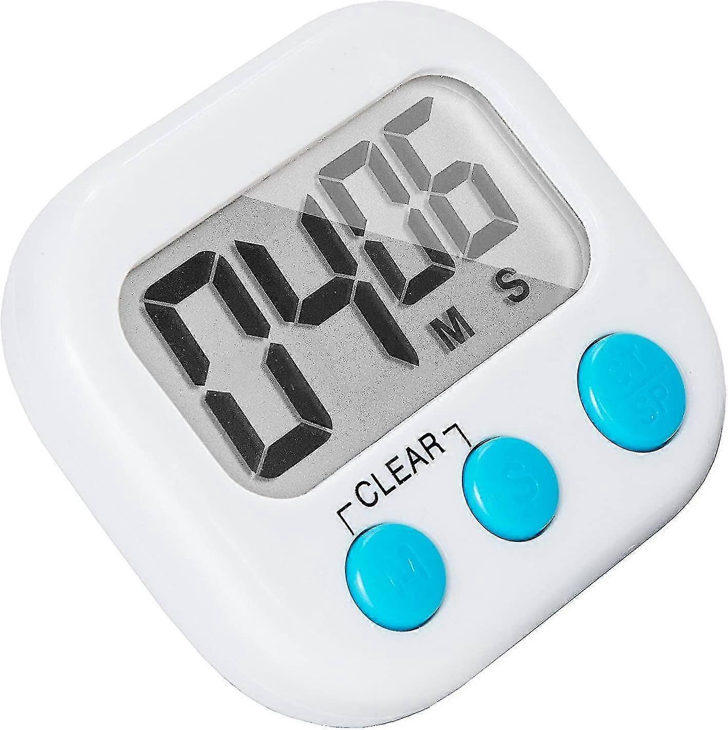 Small Digital Kitchen Timer Magnetic Back And On/off Switch Minute Second Count Up Countdown