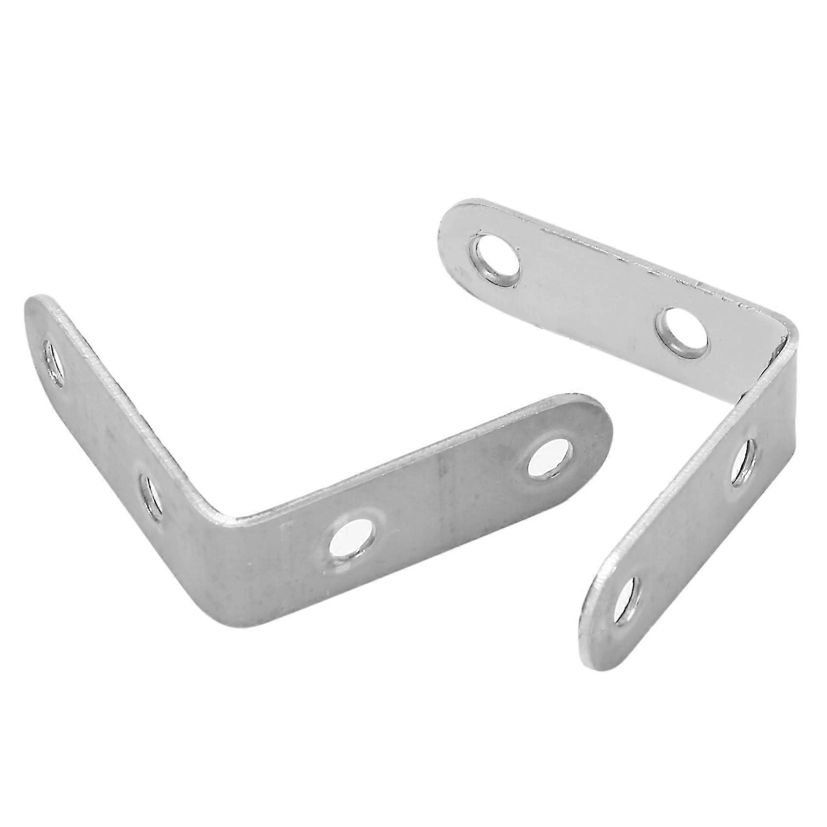 30pcs 50x50mm With Screws Heavy-duty "l"-shaped Decorative Joint Corner Bracket Shelf Rack Wall Mou