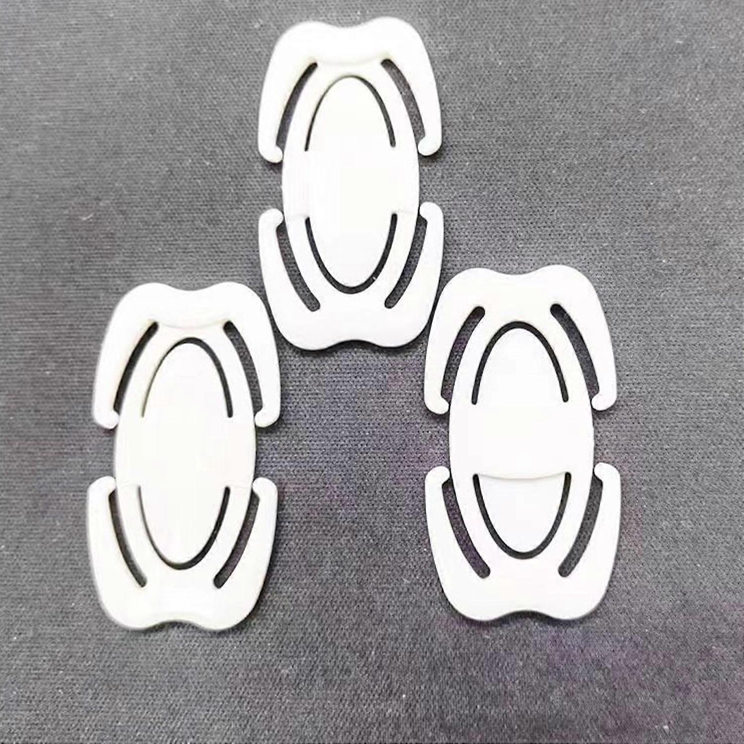 3 women's bra straps (white)