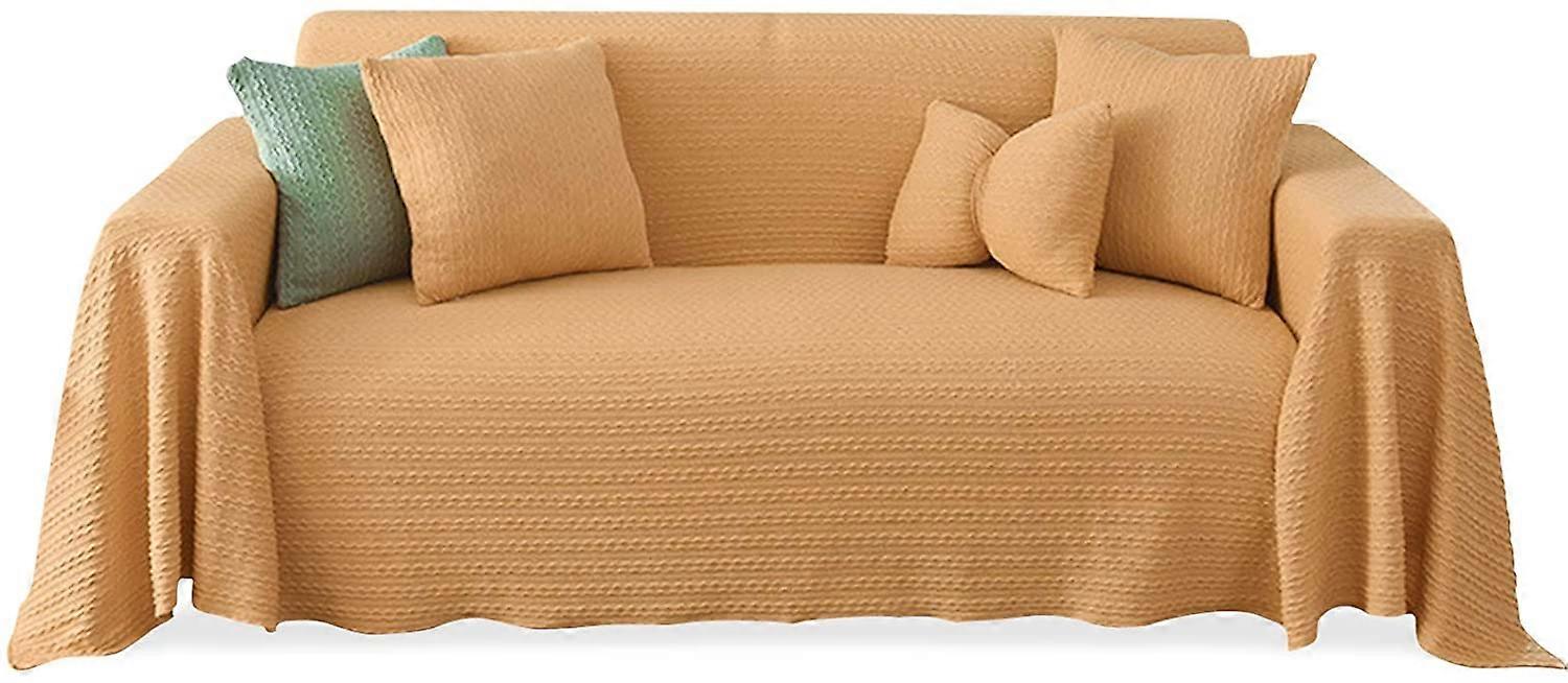 Sofa Throw Pillow Soft Comfortable Sheet Air Conditioning Nap Cover