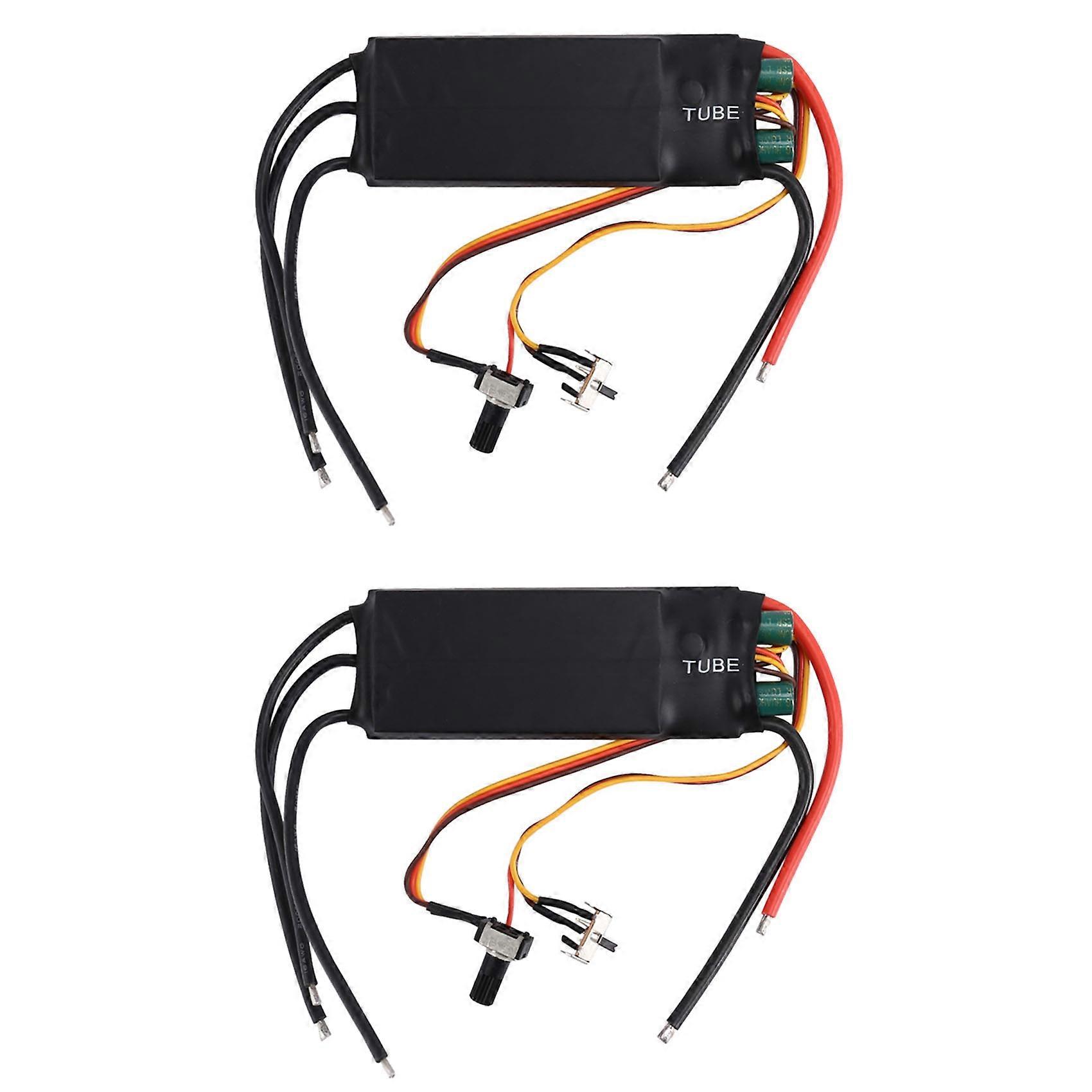 2X DC6-24V 1000W BLDC 3 Phase DC Brushless Motor Driver Hallless DC Motor Drive Board Speed Control
