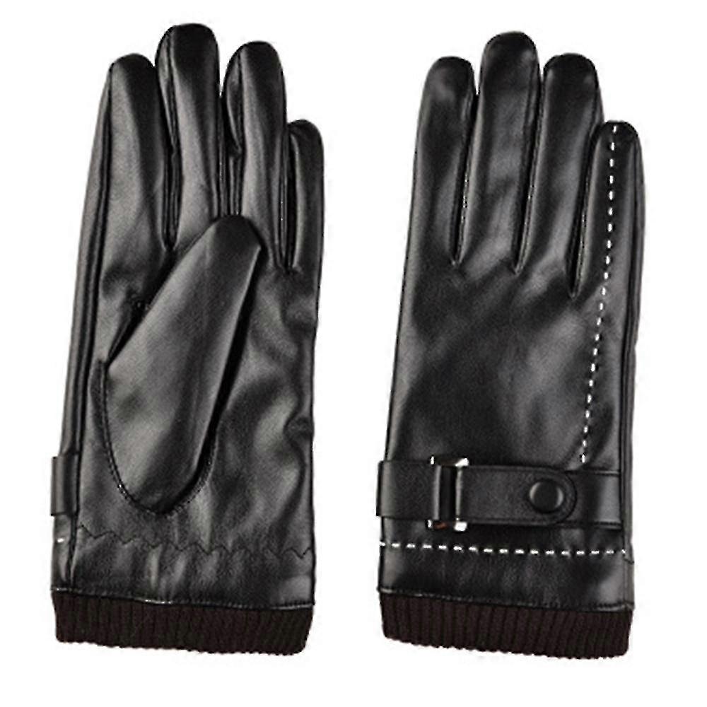 Winter Leather Gloves For Women, Touchscreen Texting Thick Gloves