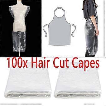 150x Salon Hair Cutting Capes Gown Stylist Barber Shop Aprons Transparent