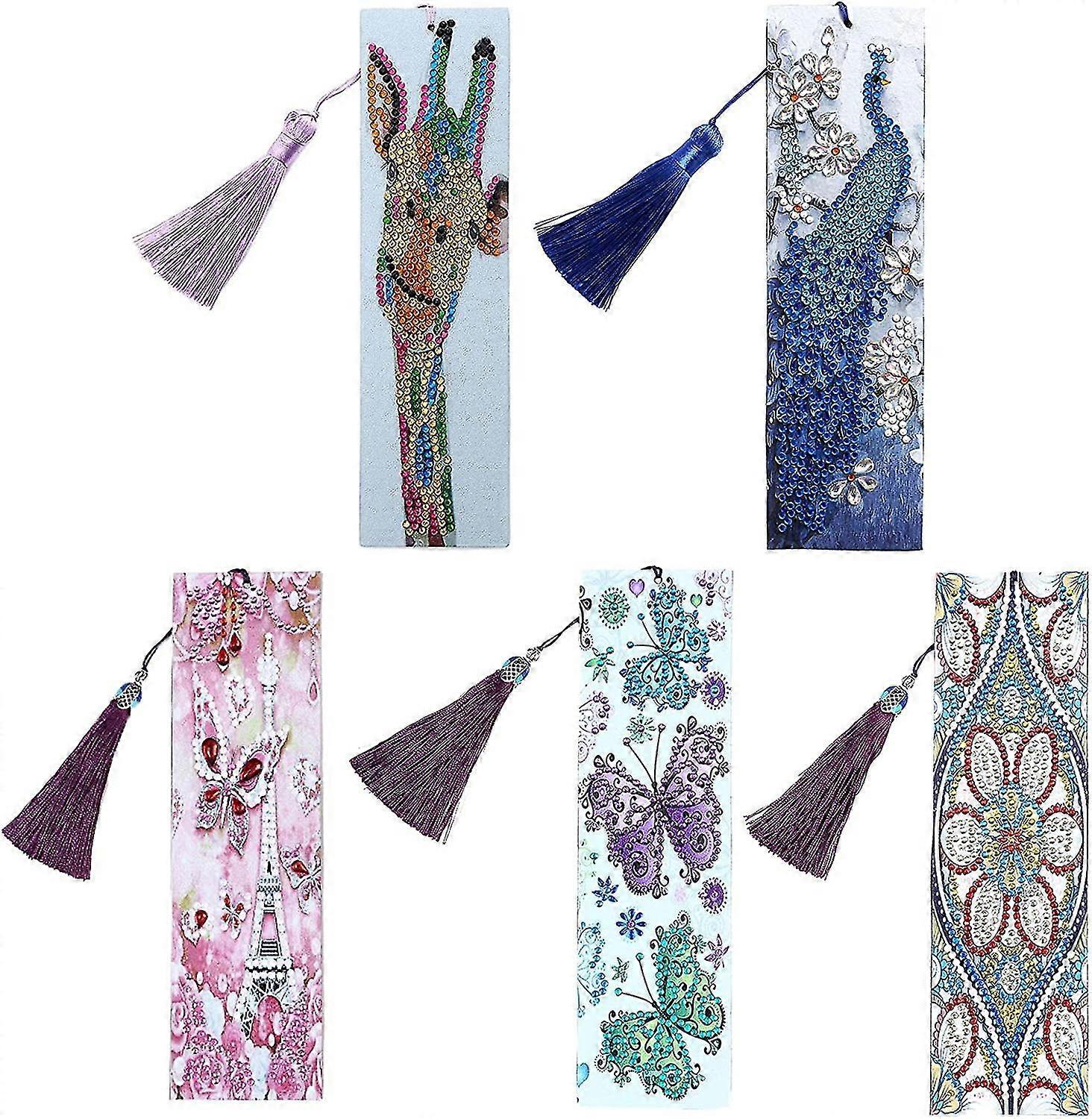 Bookmark Mandala Flower Diamond Drawing Tool Tray Gift 5 Piecesbd