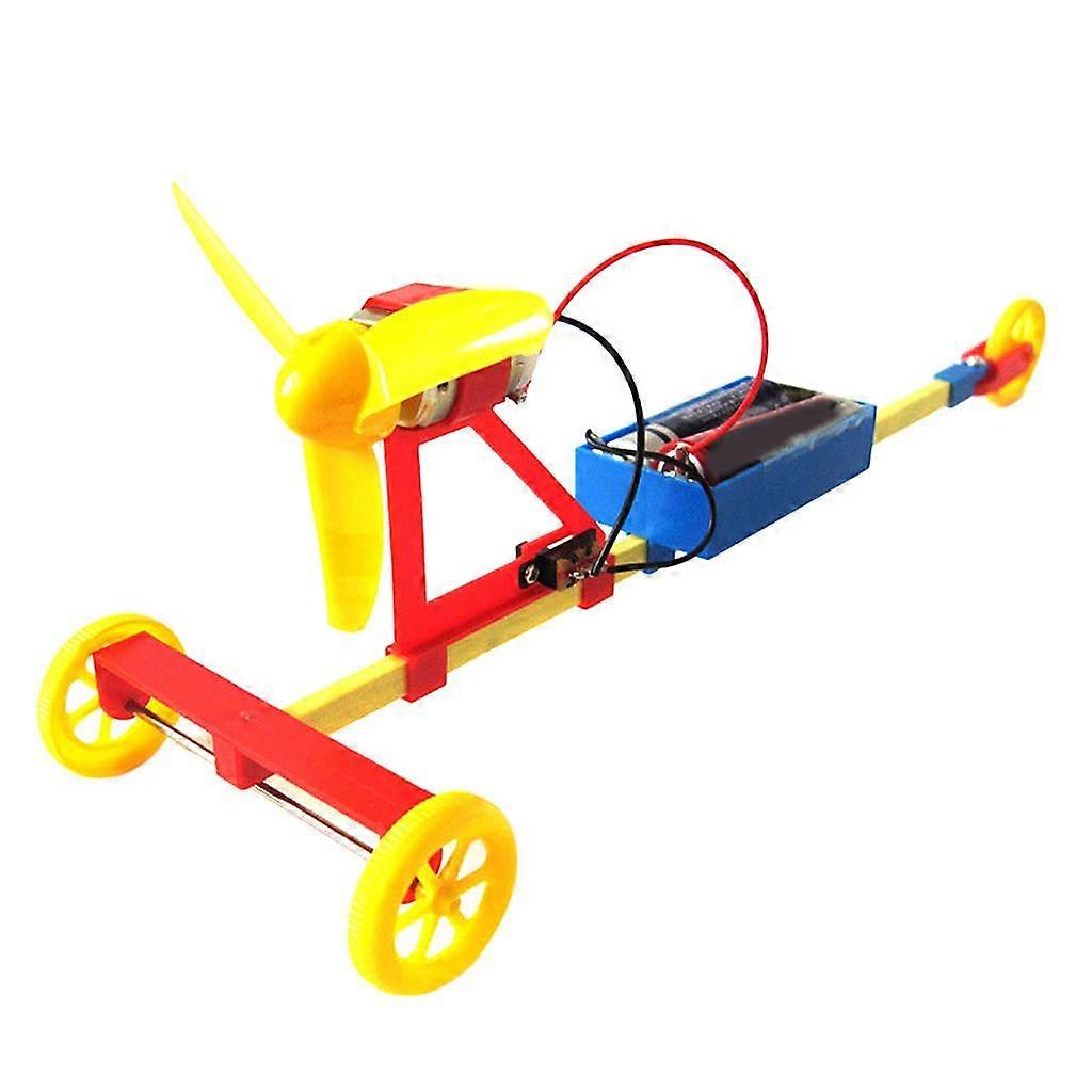 Electric Air Powered Racing Car DIY Assembly Toy Kit