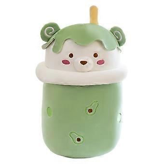 Cute Bear Doll Milk Tea Cup Pillow Childrens Plush Toy Girls Rag Doll Creative