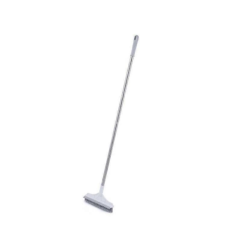 Floor Scrub Brush with Window Squeegee Rotatable Corner Gap