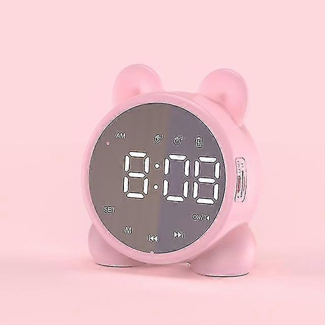 Bluetooth Mirror Table Clock Kids Alarm