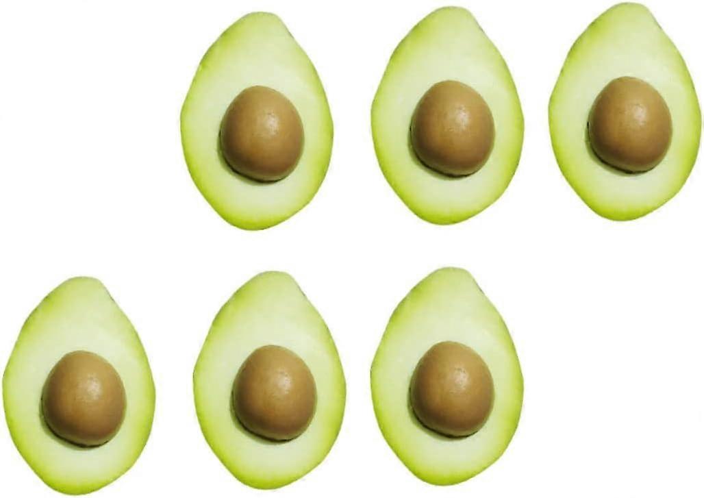 3pcs Avocado Simulation Fruit Avocado Decor Simulated Avocados Artificiales Para Artificial Fruit Photo Ornament Shopwindow Adornment Artificial Avoca