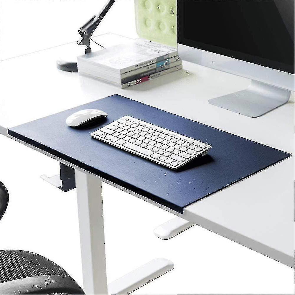 Desk Pad Office Writing Mat Pad With Edge Protection Non-slip Leather Table Blotter Desk Protector Gaming Working Desk Mat For Laptop Keyboard Kui