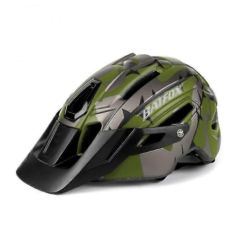 Lightweight Bat Fox Mtb Cycling Helmet - Adjustable Road Bicycle Helmet for Aerodynamic Riding Safety