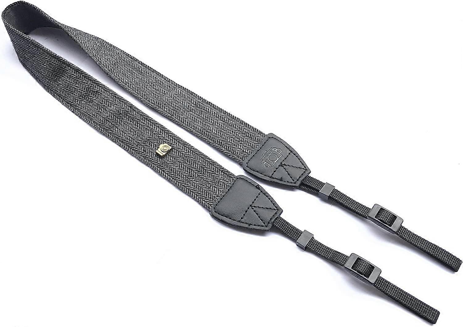 Neck shoulder strap, women's/men's retro print soft color camera strap, full SLR camera