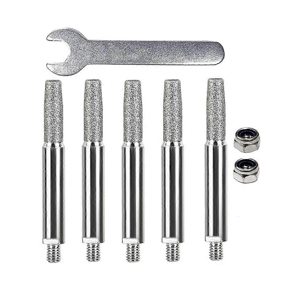 Chainsaw Sharpener Parts Diamond Coated Cylindrical Burr 4.8mm Grinding Head