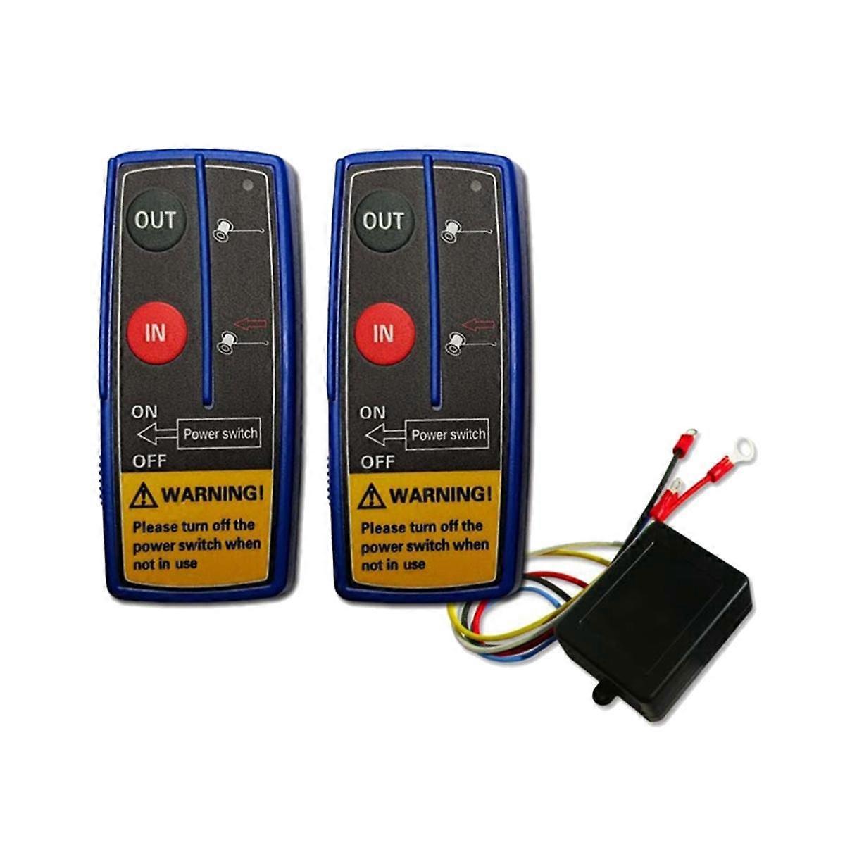 24V 12V Universal Recovery Wireless Electric Digital Winch Remote Control for ATV Car Boat Handset