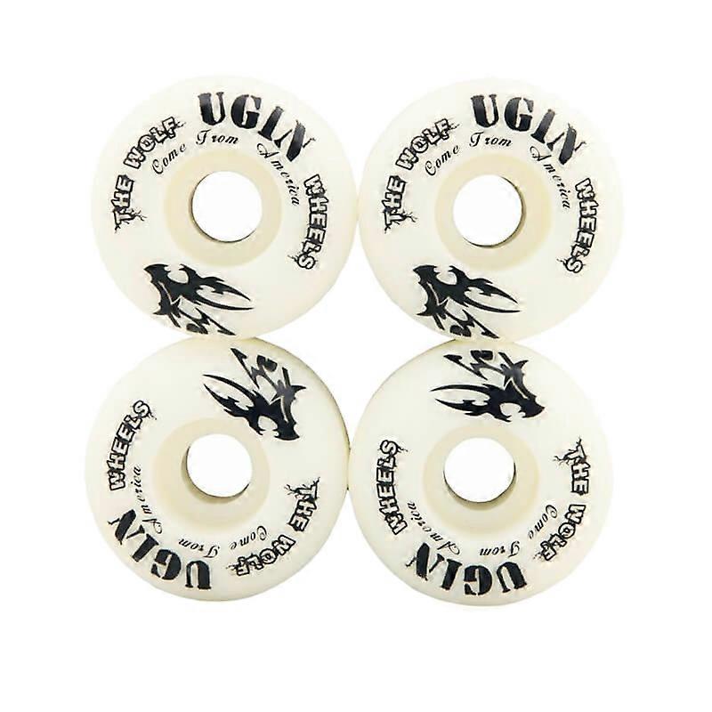 クラシックウルフシリーズプロ4Pcsスケートボードホイール52mm弾力性PUラフグラウンドアスファルトロア用