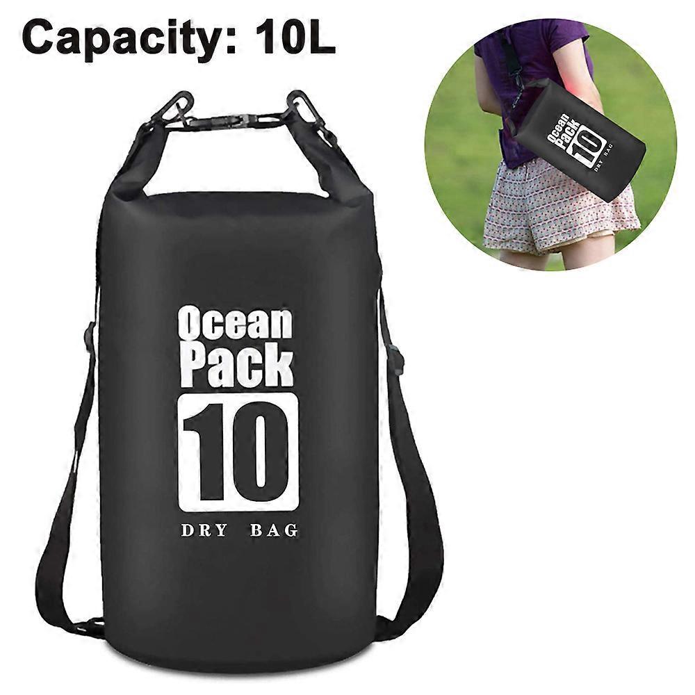 Floating Waterproof Dry Bag 10L/20L, Roll Top Dry Sack Keeps Gear Dry for Kayaking, Raft