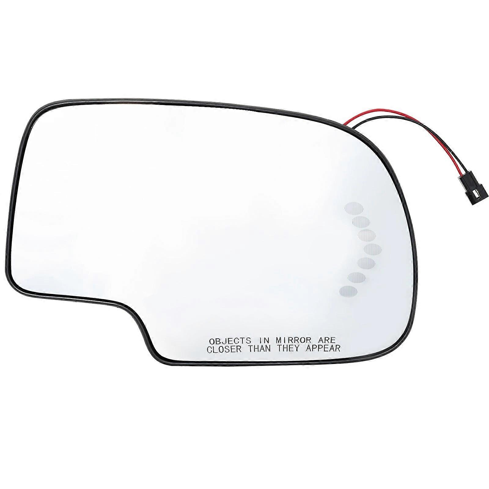 For GMC Yukon Chevy Suburban Silverado 1500 2500 3500 2003 - 2006 Car Side Door Wing Mirror Glass Heated Turn Signal Light PlateMotor Vehicle Mirrors