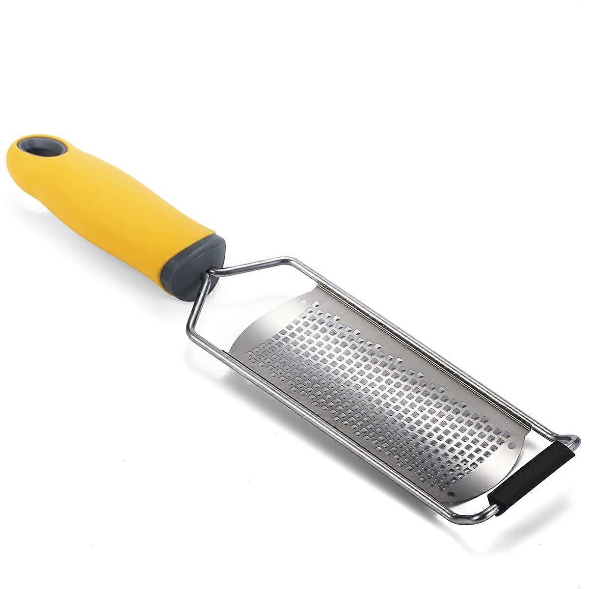 Küchenkäsereibe & Zitronenzester, Handreibenwerkzeug mit Griff und Deckel
