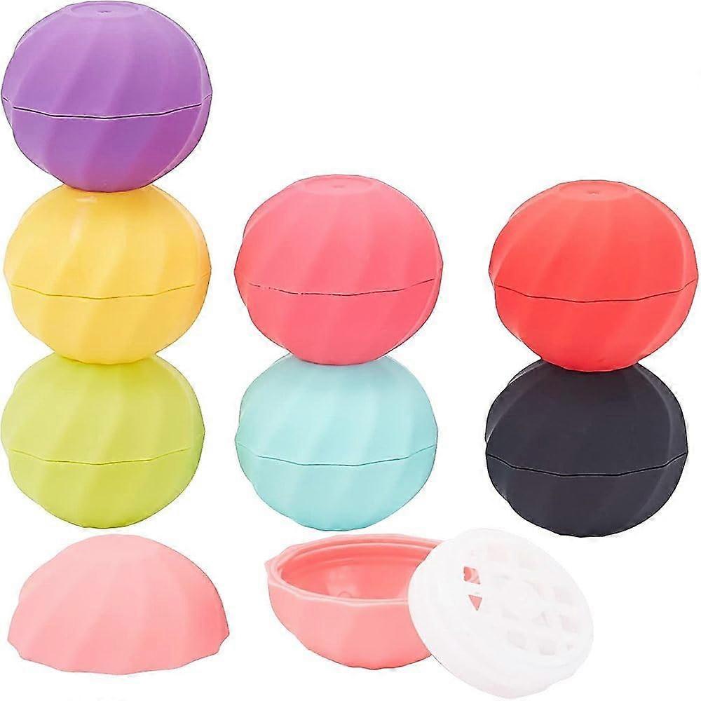 8Sets 7ml Empty Lip Balm Sphere Containers Chapstick Tubes Screw Lipstick Tubes Chapstick Holder for Lip Gloss Colorful Containers Filling Lipstick Bo