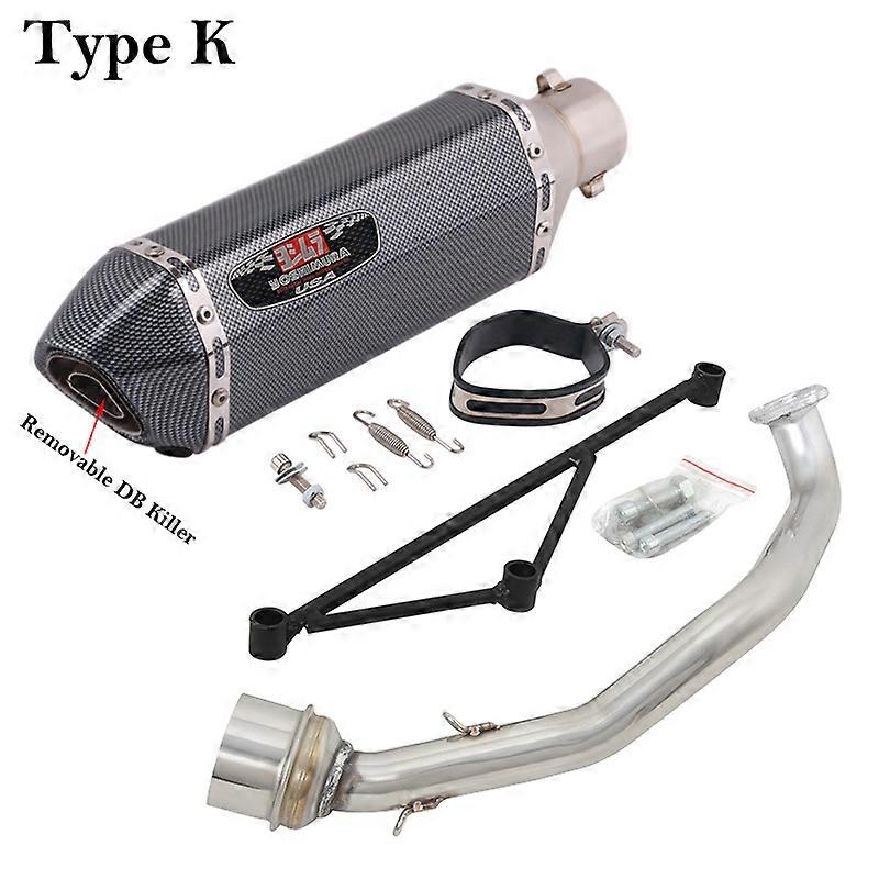 Komplettes Fluchtsystem für Motorräder, geändertes Rohr mit Schalldämpfer, DB Killer, GY6 für Yamaha 125, 150, 125