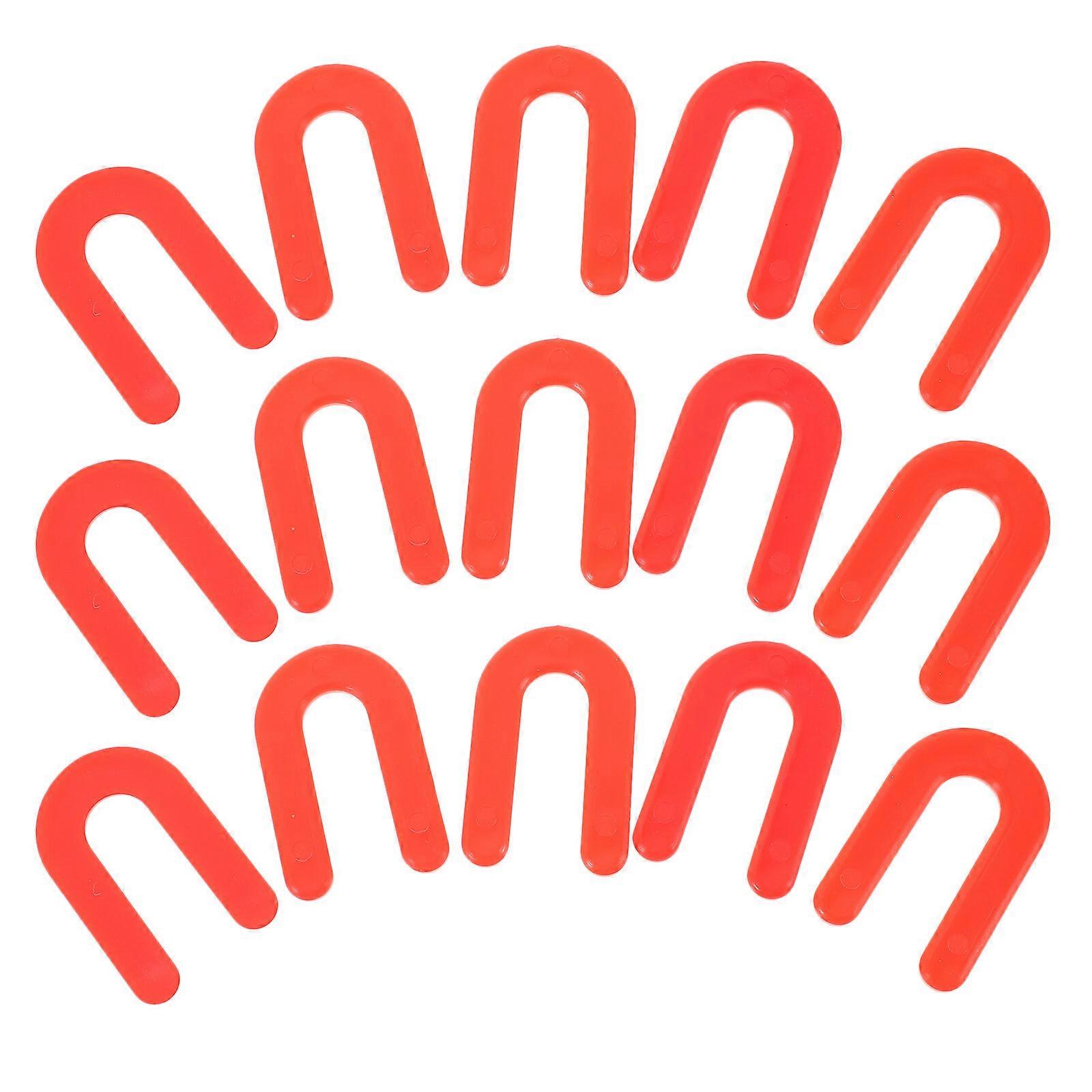 100pcs Tile Leveling System U Shaped Tile Spacers Horseshoe Tile Leveling Clips(1/8 Inches)