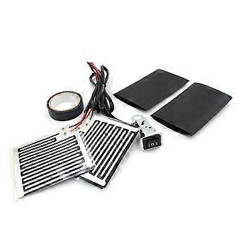 brand-new Black Motorcycle Electric Heating  Bar Warmer, Grip Warmer 12v Heated Grips For Motorcycle,  Bar Heater Warmer Pads With S  Control, Adj