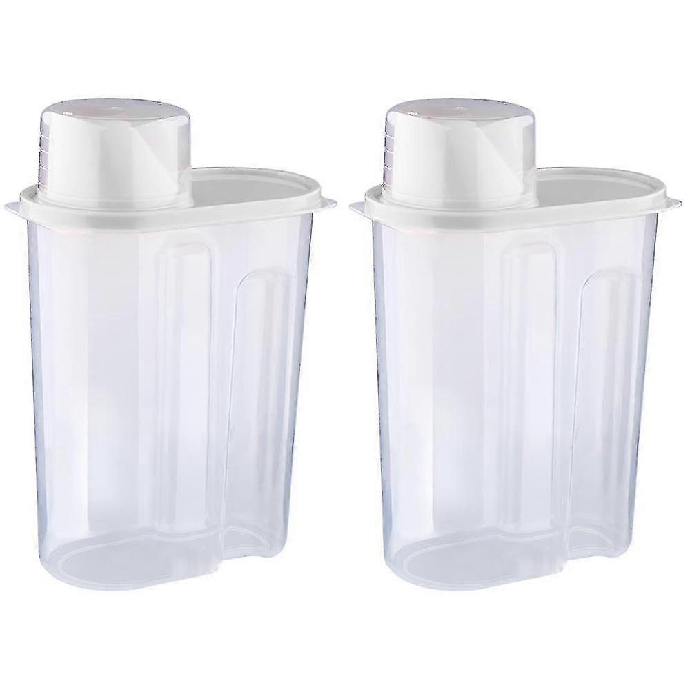 Airtight Dry Food Storage Containers, Bpa Free Plastic Storage Bin Dispenser With Pourable Spout, Measuring Cup For Cereal, Flour And Baking Supplies
