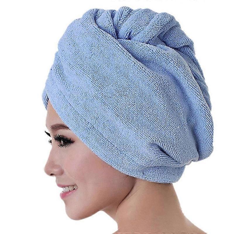 Turban do włosów oddychający, mocny, chłonny ręcznik z mikrofibry do suszenia włosów w łazience