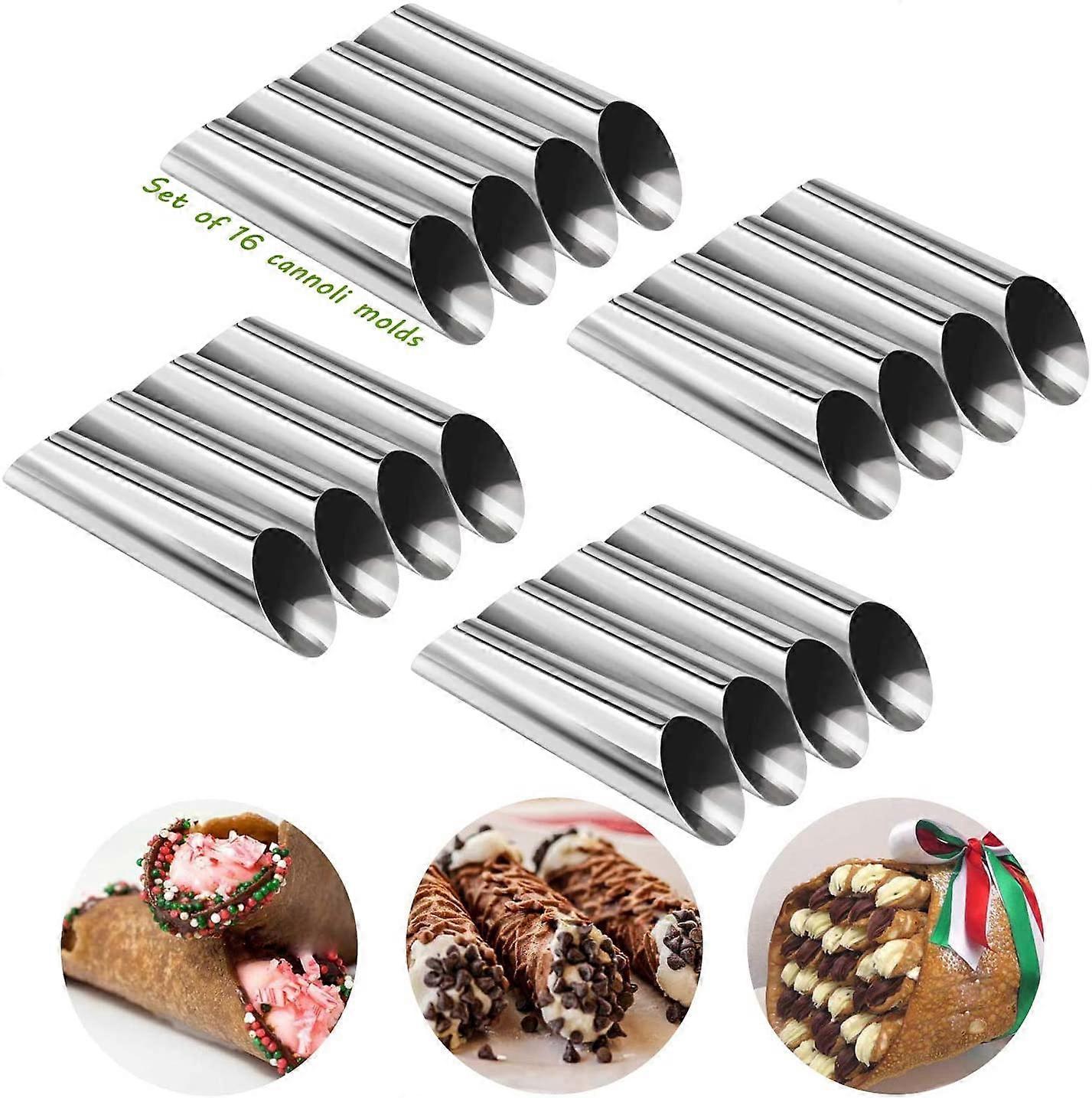 Stainless Steel Bread Baking Tubes Cannoli Form Cream Horn Mould Pastr