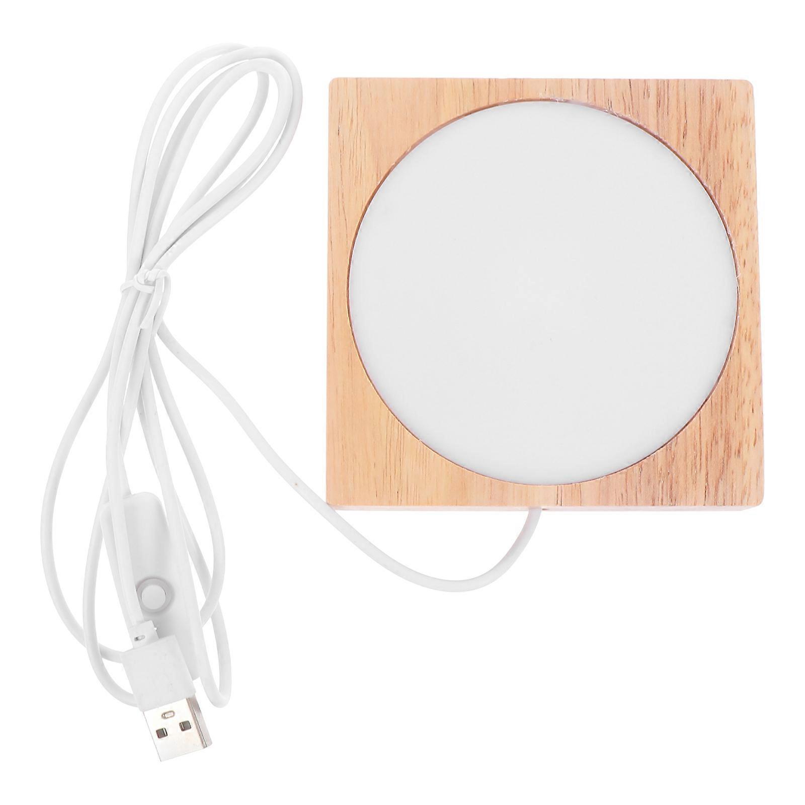 1PC Simple LED Luminous Base Creative Bedside Table Lamp Chic Small Night Light