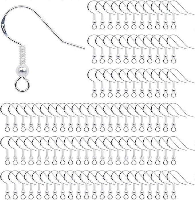 Hook Earrings 925 Sterling Silver Ear Wire Fish Hook Earring