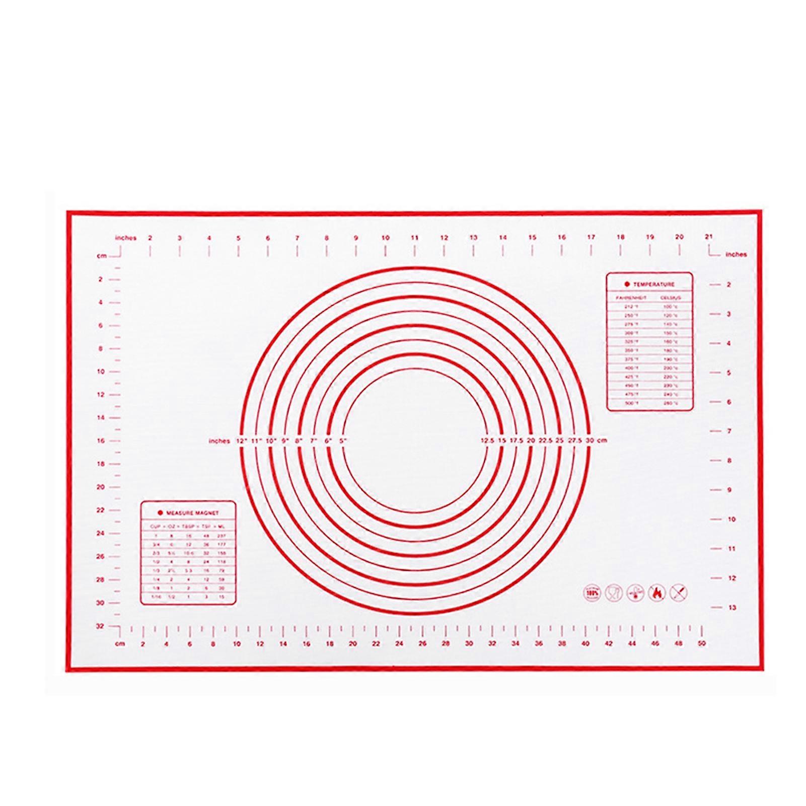 Baking Cushion Non-stick with Scale Silicone Kneading Rolling Dough Mat