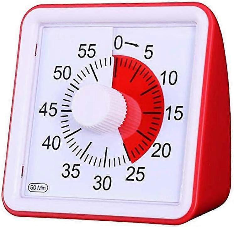 Visual analog timer, silent countdown timer, time management tool for kids and adults
