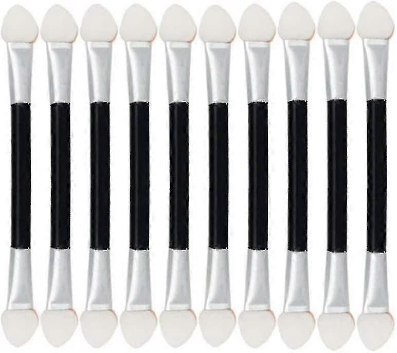 12pcs Makeup Brush Set Disposable Dual Sided Oval Sponge Tipped Makeup