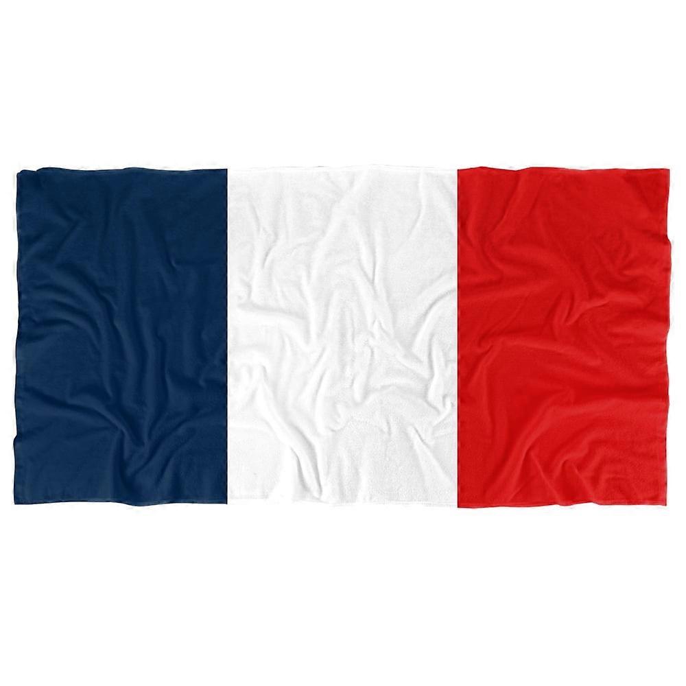 y247French Flag Beach Towel kanr247