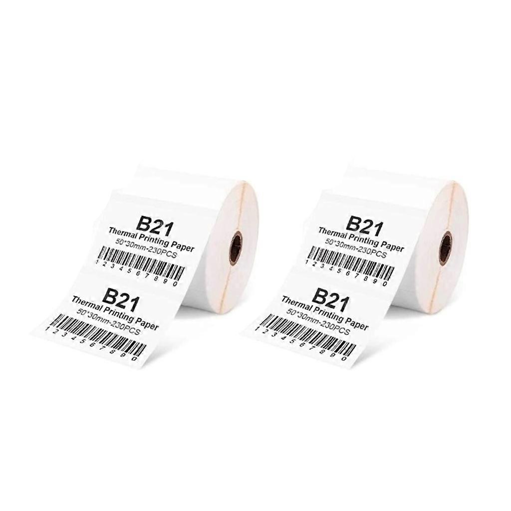  50X30MM נייר תרמי עבור B21 קופה רושמת בר קבלה Lables נייר 230pcs